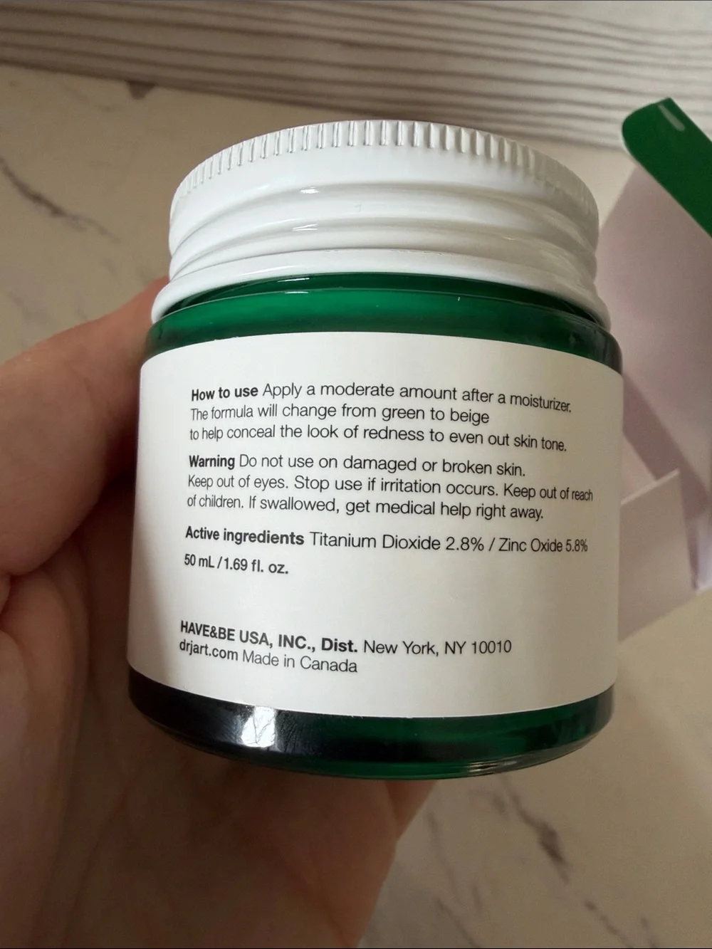Dr.Jart+ Cicapair Tiger Grass Color Correcting Treatment - Green